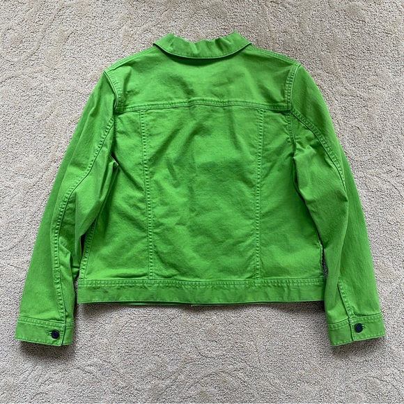 Talbots Green Jean Jacket - Picture 8 of 9